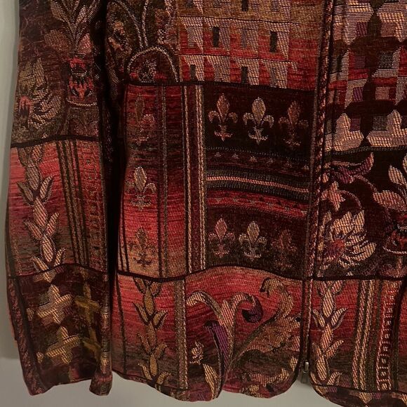 Coldwater Creek Multicolor Patterned Blazer - Picture 5 of 11